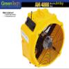 AM 4000 Portable Wind Tunnel Air Mover Circulator Equipment, 4000 CFM High-Thermal Resistant Max Performance Professional-Grade, Carpet Dryer, Floor Blower, Utility Fan, Pest Bed Bug Treatment, Yellow view 3