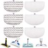 Flammi Steam Mop Replacement Pads for Bissell Powerfresh 1940 1806 1440 1544 2685A 2075A 19402 19404 19408 1940A 1940Q 1940T 1940W Steam Mop, Part# 5938 view 1