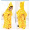 TONWHAR Kids Bath/Pool/Beach Hooded Poncho Towel-Cartoon Animal Pattern Cotton Beach Towel for Baby and Kids (Lion, 1-4 Years/Height:33.4"-43.3") view 2