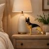 Comfy Hour Doggyland Collection, Miniature Dog Collectibles 7 Standing German Shepherd Wolf Figurine, Realistic Lifelike Animal Statue Home Decoration, Polyresin view 2