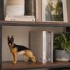 Comfy Hour Doggyland Collection, Miniature Dog Collectibles 7 Standing German Shepherd Wolf Figurine, Realistic Lifelike Animal Statue Home Decoration, Polyresin view 3