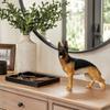 Comfy Hour Doggyland Collection, Miniature Dog Collectibles 7 Standing German Shepherd Wolf Figurine, Realistic Lifelike Animal Statue Home Decoration, Polyresin view 4