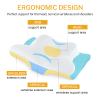 Misiki Contour Memory Foam Pillow, Cervical Pillow for Neck Pain Relief, Ergonomic Pillow for Sleeping, Orthopedic Neck Pillow with Washable Cover, Bed Pillows for Side, Back, Stomach Sleepers view 3