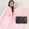 Alomidds Sherpa Fleece Weighted Blanket for Adults(15lbs Twin Size) Heavy Blanket with Fluffy Warm Thick Sherpa & Cozy Soft Flannel Snuggle Great for Sofa Bed Calming, 48x72 inches, Pink view 3