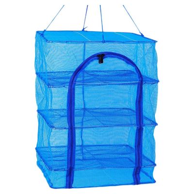 BESPORTBLE Foldable Fish Cage Foldable Garment Rack Hanging Drying Net Dryer Rack Dry Net Drying Rack Foldable Drying Rack Net Shrimp Fish Drying Rack Crab Nylon Mesh Hanging Cage