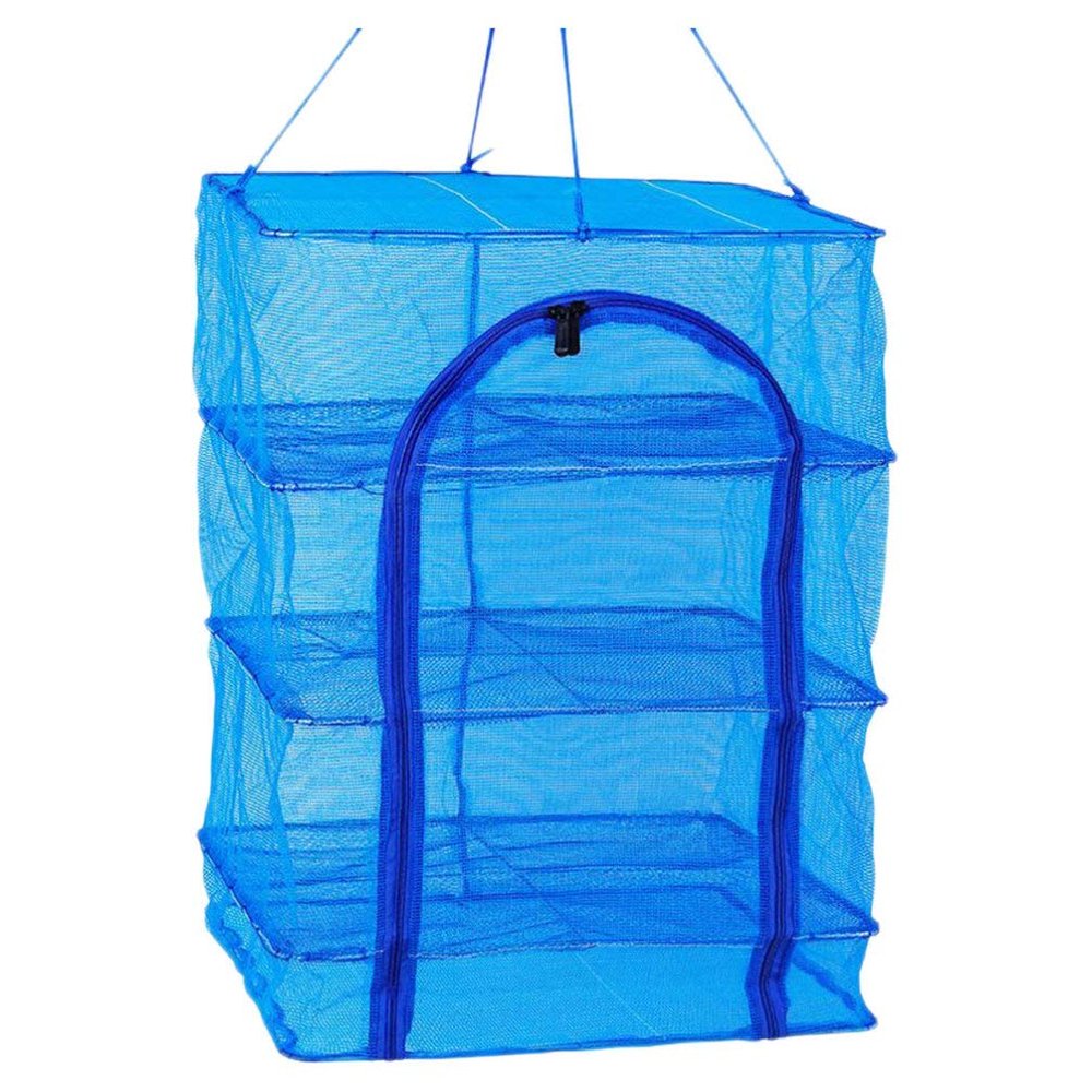 BESPORTBLE Foldable Fish Cage Foldable Garment Rack Hanging Drying Net Dryer Rack Dry Net Drying Rack Foldable Drying Rack Net Shrimp Fish Drying Rack Crab Nylon Mesh Hanging Cage