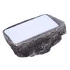Idiytip Hidden Rock Key Box Gray Stone Diversion Safe Looks Feels Like Real Stone Rock Safe for Outdoor Garden Yard view 4
