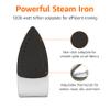Amazon Basics 1200W 10 Steam Iron, With Non-Stick Teflon Soleplate, 5 Fl Oz Water Tank (150 ML), Auto Shut-Off, Anti-Drip, Anti-Calcification, Thermostat, 6.5Ft Cord, Gray view 2