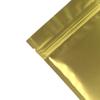 100 Double-Sided Matte Gold Zip Top Bags w/Tear Notch (10x15cm (3.9x5.9"), Gold) view 2