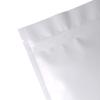 100 Double-Sided Matte White Zip Top Bags w/Tear Notch (10x15cm (3.9x5.9"), White) view 2