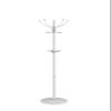 Home Basics 16 Hook Free Standing Coat Rack with Sandstone Base (1, White) view 1