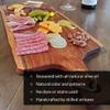 Acacia Charcuterie Board with Natural Live Edge & Handle - Wood Cheese Board - Decorative Wooden Serving & Cutting Board - Housewarming, Mothers Day, New Home & Wedding Gifts (XL - 24 x 10) view 4