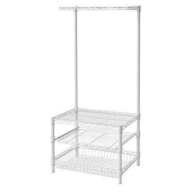 DormCo Suprima Portable Mini Fridge Organizer - White