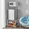DormCo Suprima Portable Mini Fridge Organizer - White view 2