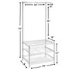 DormCo Suprima Portable Mini Fridge Organizer - White view 3