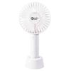 Comfort Zone Personal Handheld Rechargeable Fan, 4 Inch, 3 Speed, White view 2