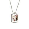DIYthinker China Chinese Archaic Man Figure Pattern Stainless Steel Chain Dog Tag Pendant Pet Necklace view 1