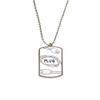 DIYthinker Data Wire USB Plug Line Hand-Drawing Stainless Steel Chain Dog Tag Pendant Pet Necklace view 1