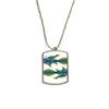 China France Eiffel Tower China Dragon Stainless Steel Chain Dog Tag Pendant Pet Necklace view 1