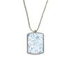 DIYthinker Blue Physical Electromagnetic Mechanics Chart Stainless Steel Chain Dog Tag Pendant Pet Necklace view 1
