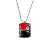 DIYthinker Pen Book Hat Red Patriotic Stainless Steel Chain Dog Tag Pendant Pet Necklace view 1