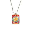 DIYthinker Sun Flower Mexico Totems Ancient Civilization Stainless Steel Chain Dog Tag Pendant Pet Necklace view 1