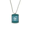 DIYthinker Ca Calcium Chemical Element Science Stainless Steel Chain Dog Tag Pendant Pet Necklace view 1
