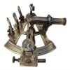 Marine Nautical Antique Brass Sextant Kelvin & Hughes Navigation Instrument with Hardwood Anchor Box Boat Ship Interior view 4