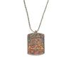 Africa Aboriginal Style Tribal Collage Drawing Stainless Steel Chain Dog Tag Pendant Pet Necklace view 1