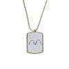 DIYthinker Wrist Wrestling Black Cute Chat Happy Stainless Steel Chain Dog Tag Pendant Pet Necklace view 1