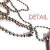 DIYthinker Wrist Wrestling Black Cute Chat Happy Stainless Steel Chain Dog Tag Pendant Pet Necklace view 3