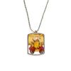 Cartoon Retro Vintage Car Transport Britain UK Stainless Steel Chain Dog Tag Pendant Pet Necklace view 1