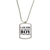 I AmThe Brilliant Boy Stainless Steel Chain Dog Tag Pendant Pet Necklace view 1