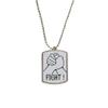 DIYthinker Wrist Wrestling Personalized Gesture Stainless Steel Chain Dog Tag Pendant Pet Necklace view 1