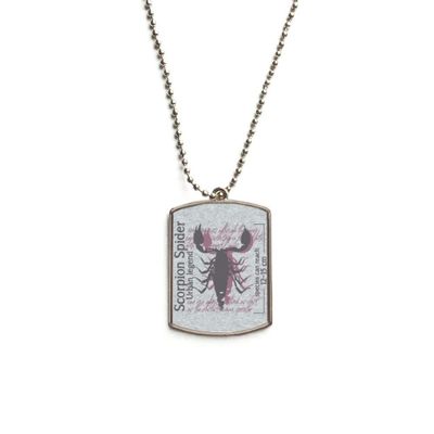 DIYthinker Discover World Lobster Marine Organism Stainless Steel Chain Dog Tag Pendant Pet Necklace