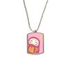 Japanese Travel Lucky Toy Stainless Steel Chain Dog Tag Pendant Pet Necklace view 1