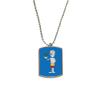 DIYthinker Mummy Football Single Hand Lift Stainless Steel Chain Dog Tag Pendant Pet Necklace view 1