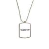 Special Handwriting English Name Dorothy Stainless Steel Chain Dog Tag Pendant Pet Necklace view 1
