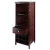 Winsome Wood Brooke Jelly Open Cupboard, Walnut view 4