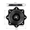 AMOYLAND 10 Inch Heavy Duty 360 Degree Bar Stool Swivel Replacement Seat Swivel Base Stool Swivel Plate-for Recliner Chair, Barstools,Chair,Boat Seat Or Van Pilot Seat. view 2