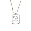 Catch IT Mouse Face DIY Design Stainless Steel Chain Dog Tag Pendant Pet Necklace view 1