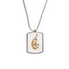 DIYthinker Animal Ocelot Cat Photograph Shoot Stainless Steel Chain Dog Tag Pendant Pet Necklace view 1