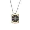 DIYthinker Basketball Sport Simple Geometry Pattern Stainless Steel Chain Dog Tag Pendant Pet Necklace view 1