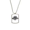 DIYthinker Palais Princier de Monaco Ink City Stainless Steel Chain Dog Tag Pendant Pet Necklace view 1