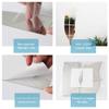 SITAKE 3D Acrylic Mirror Wall Decor Stickers, 11.8x49.2 Inches Feather Shaped DIY Self-Adhesive Wall Art Decals, Home Decorations for Living Room, Bedroom, Bathroom, Farmhouse (Silver) view 3