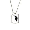 DIYthinker Sports Jumping Roller Skating Player Stainless Steel Chain Dog Tag Pendant Pet Necklace view 1