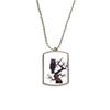 DIYthinker Tree Eyed Owl Halloween Stainless Steel Chain Dog Tag Pendant Pet Necklace view 1