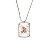 Black Cats Happy Valentine's Day Stainless Steel Chain Dog Tag Pendant Pet Necklace view 1