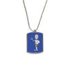 DIYthinker Swedish Football Player Cartoon Mummy Stainless Steel Chain Dog Tag Pendant Pet Necklace view 1