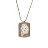 DIYthinker Korean Map Seoul and Busan Stainless Steel Chain Dog Tag Pendant Pet Necklace view 1